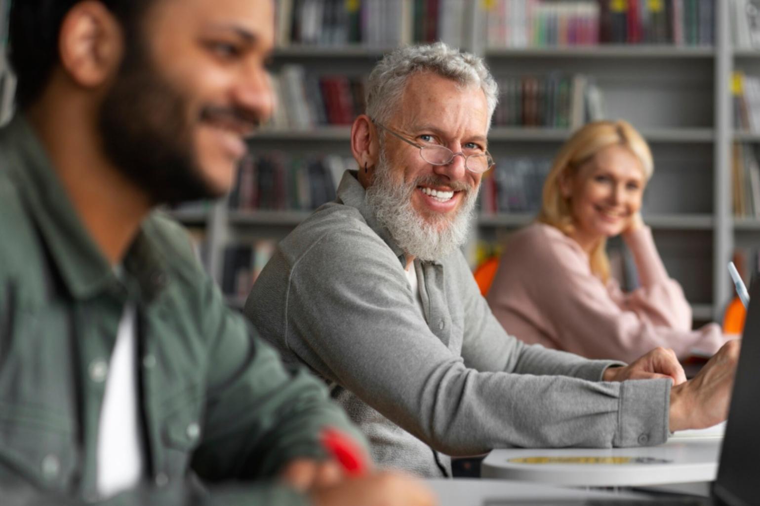 Financial analysis professional reviewing statement documents